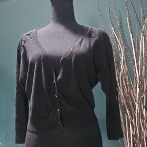 American Eagle Outfitters Black Cardigan